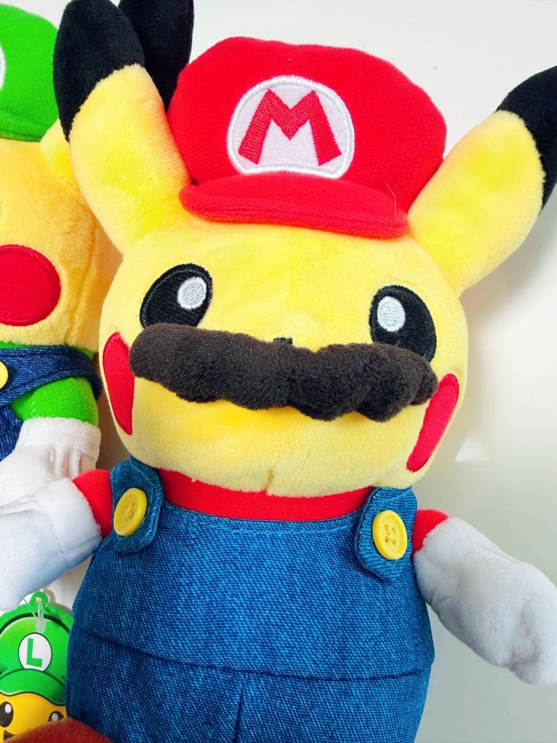 マリオピカチュウ　ルイージピカチュウ　ぬいぐるみ ポケモン