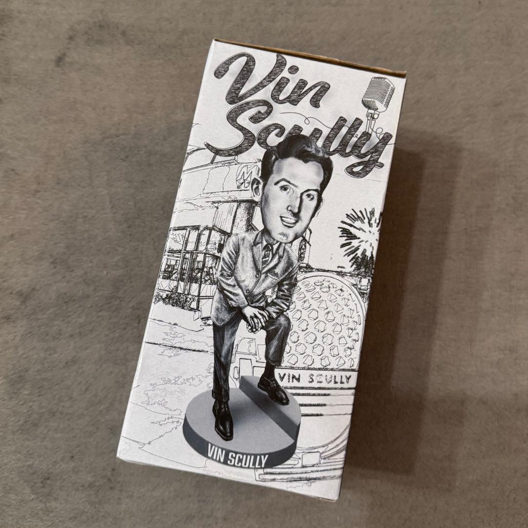 Dodgers Vin Scully ボブルヘッド2025年5月（未開封)