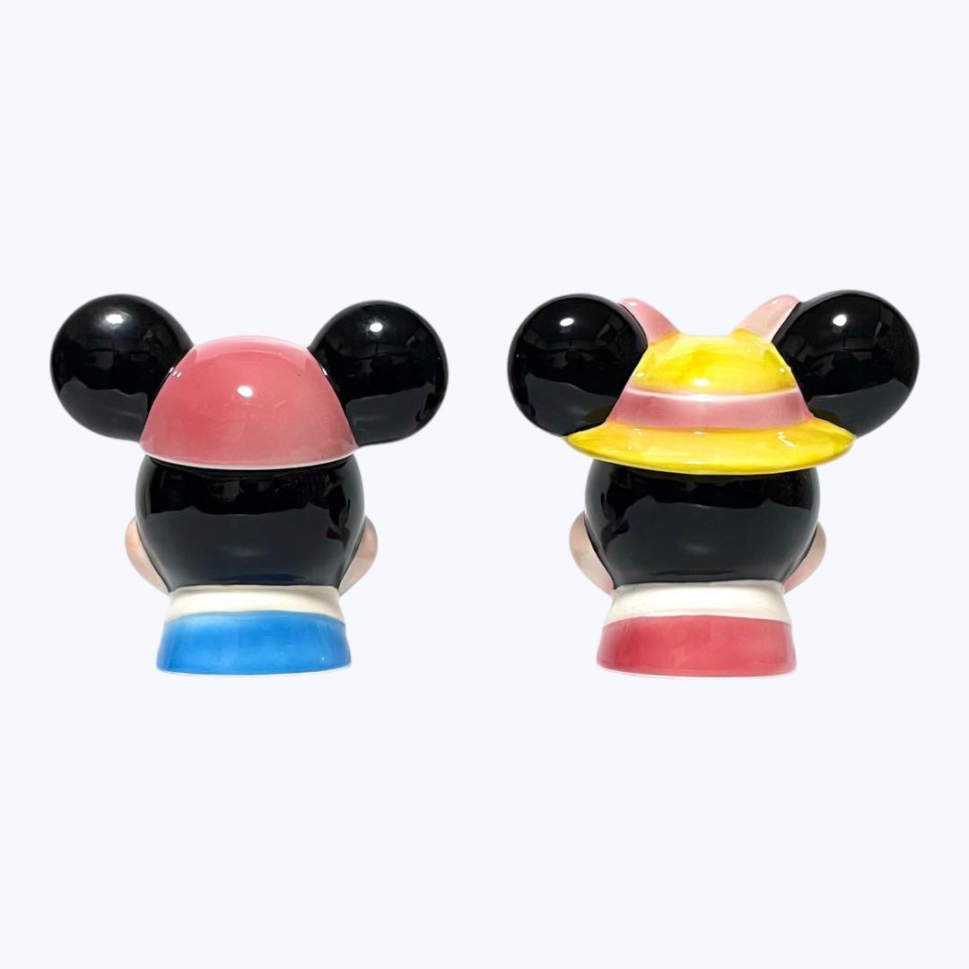 加藤工芸 ディズニー ミッキー＆ミニー ペア 陶器製 小物入れ カバードボックス