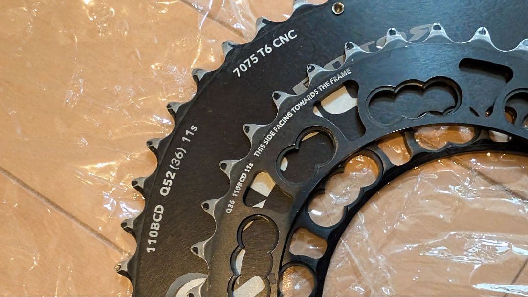 ROTOR　Q-RINGS チェーンリング 110BCD 36T 52T 11s