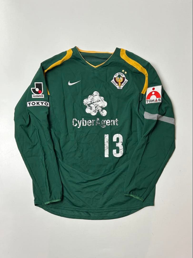 東京ヴェルディNike ユニフォーム　長袖2005-2006 #13 サイン入り