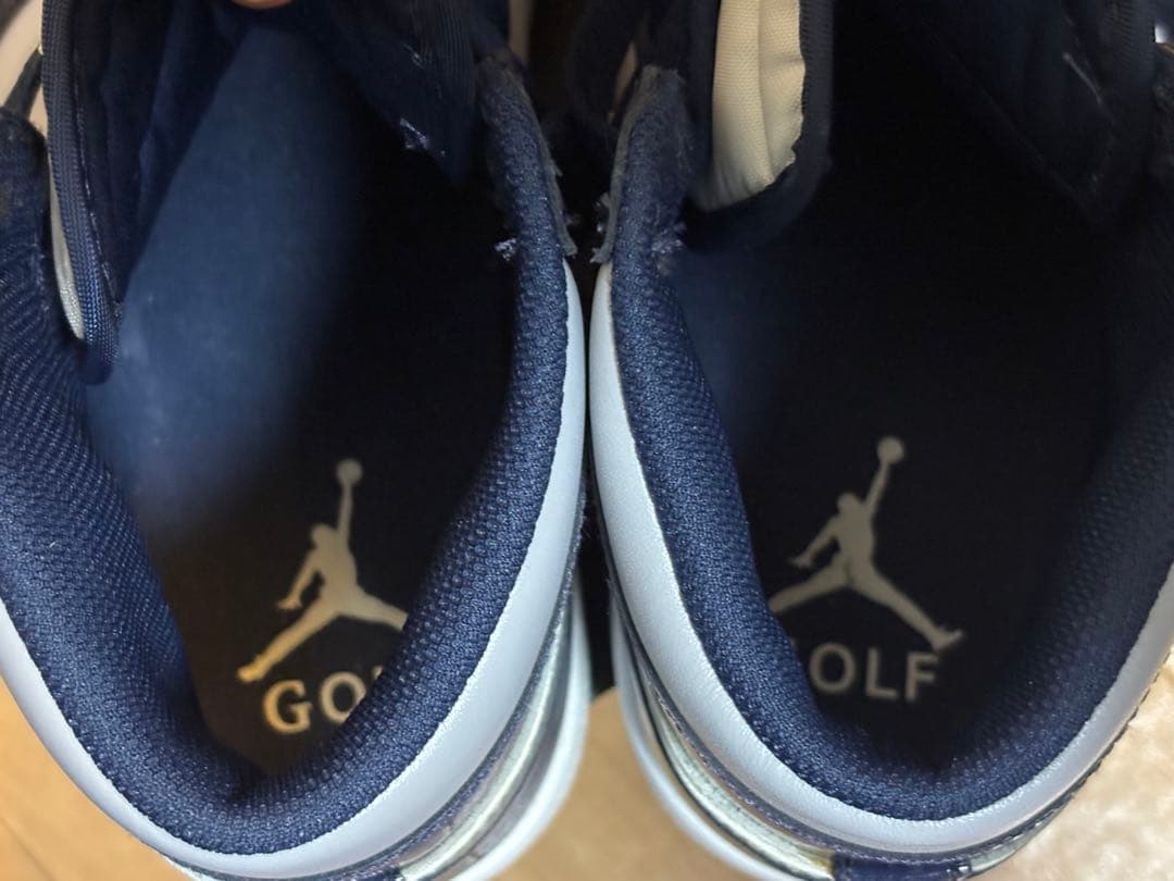 週末限定値下げNike Air Jordan 1 ゴルフシューズ ネイビー