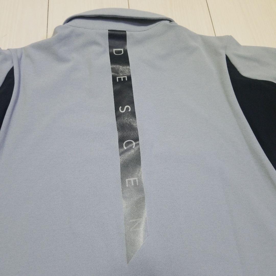 【入手困難】デサントゴルフ ソロテックス 鹿の子 ストレッチ ポロシャツ M