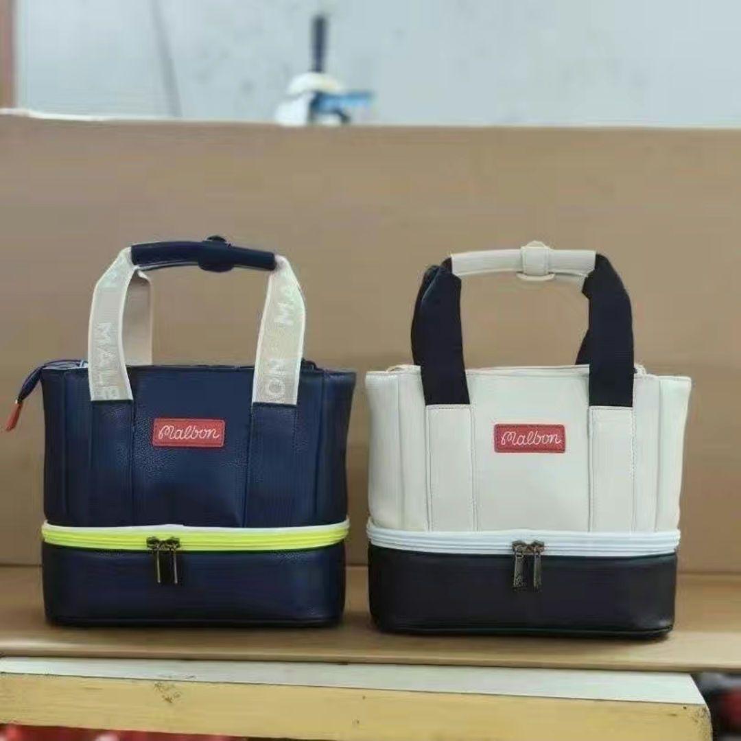 新品Malbon Golf マルボンゴルフ カートバック ハンドバッグ ホワイト