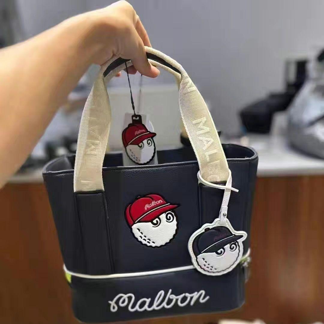 新品Malbon Golf マルボンゴルフ カートバック ハンドバッグ ホワイト