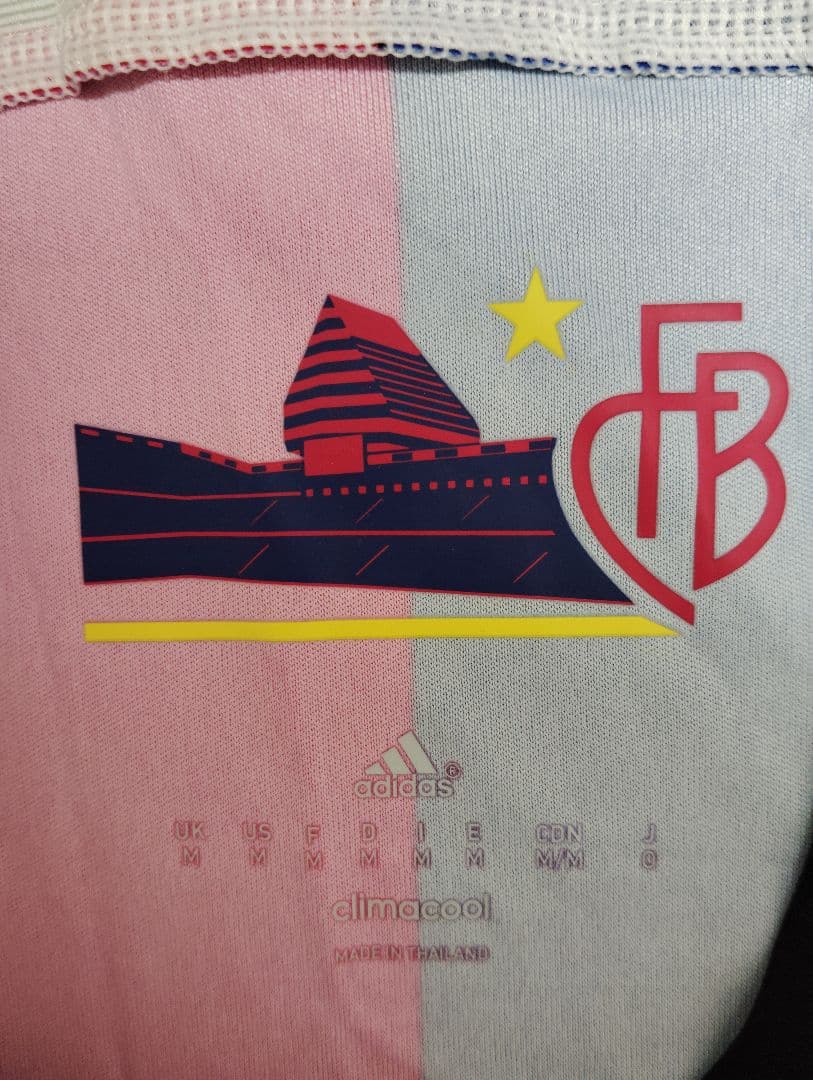 FCバーゼル adidas ユニフォーム 赤/青　新品未使用タグ付き