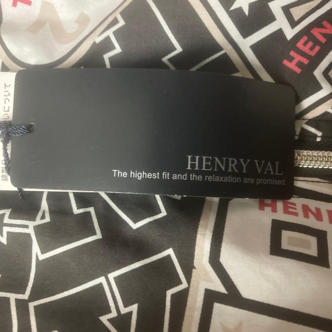 HENRY VAL プリントブルゾン　裏地無し　Lサイズ