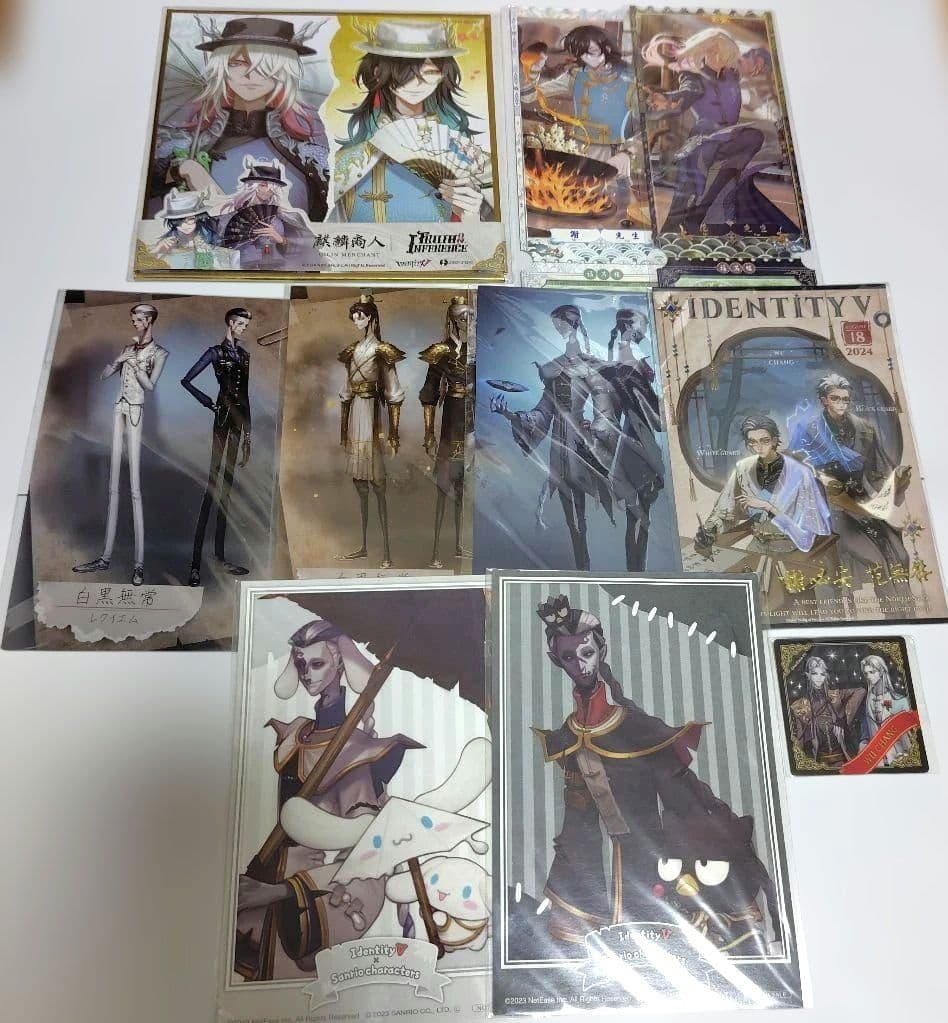 Identity V　第五人格　白黒無常　アクスタ　アクキー　まとめ売り　48点