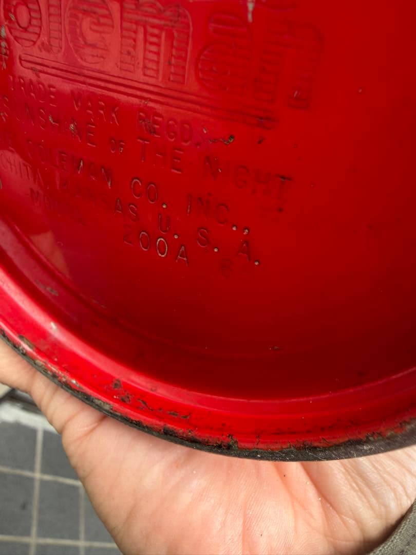 コールマン　200a パテペン　燃料確認済み