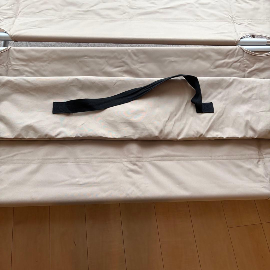 【美品/2脚セット】スノーピーク ハイテンションコット 床面保護カバー付