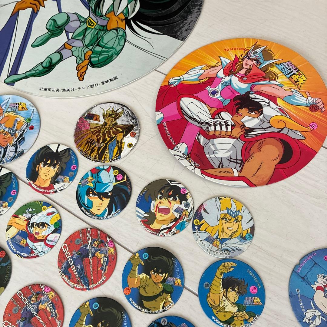 激レア当時物メンコ超大量まとめセット聖闘士星矢キラ・ドラゴンボール初期・マリオ他