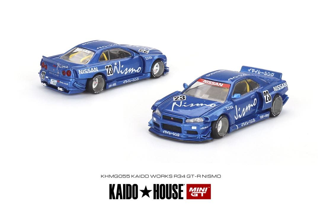 ミニカー KAIDO HOUSE R34 GT-R Nismo #055