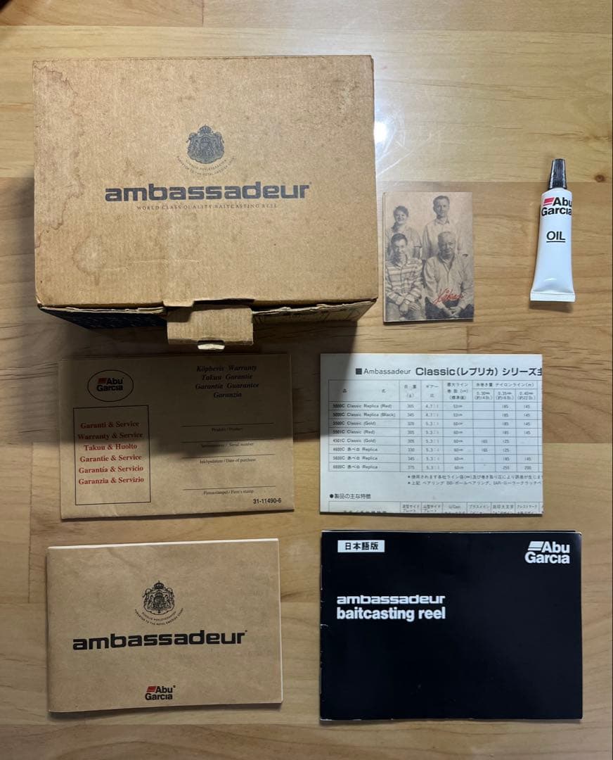 Abu 4501C クラシックゴールド　1998年製　箱付き　アブガルシア