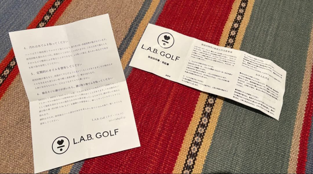 ラブゴルフ　L.A.B. GOLF OZ1. 33インチ　百貨店購入　美品