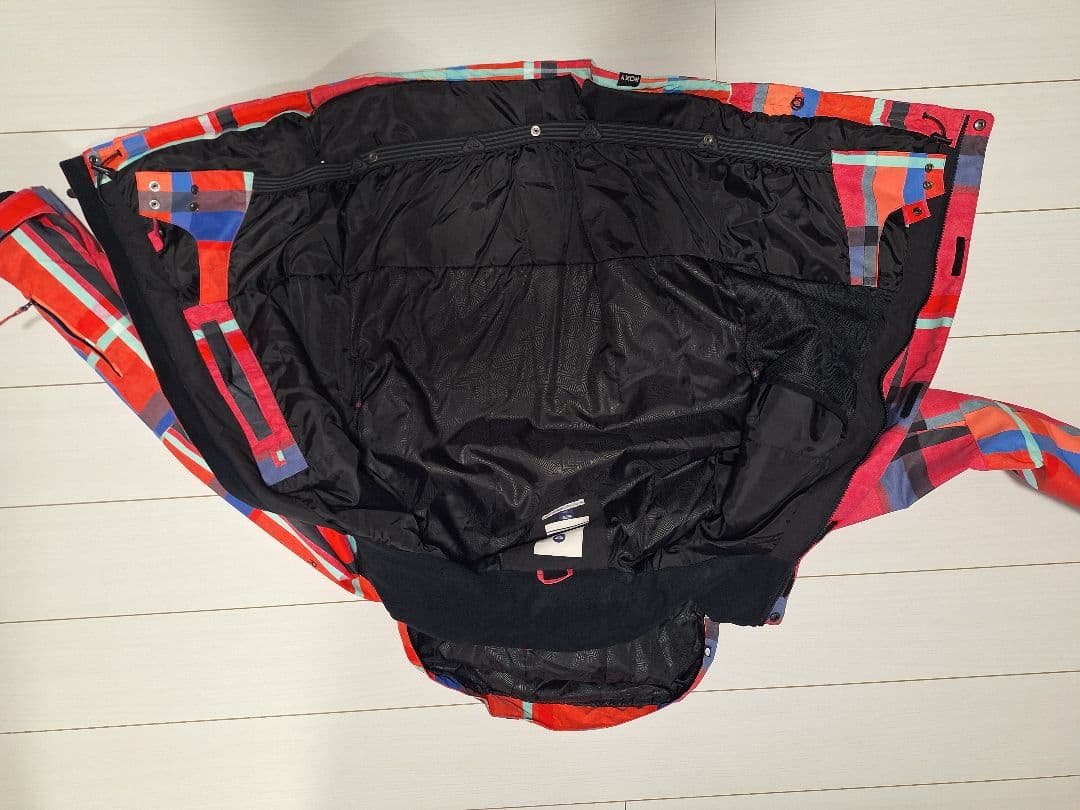ROXY チェック柄 スノーボードウェア