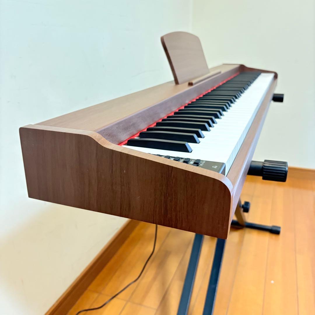 【美品・動作良好】Longeye 88鍵盤 電子ピアノ スタンド付属