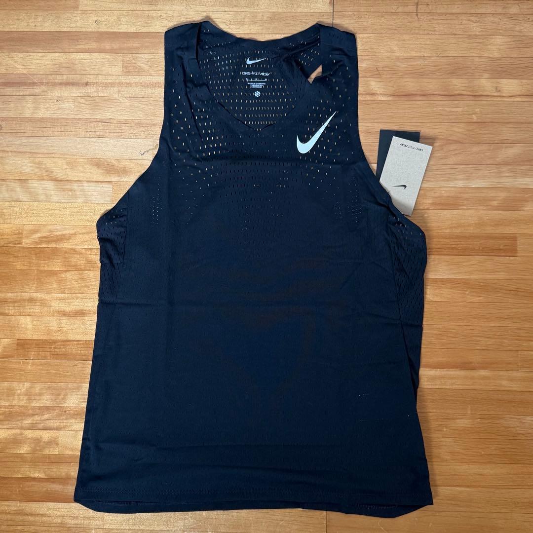 【新品未使用】Nike エアロスイフトドライフィット タンクトップ M ブラック