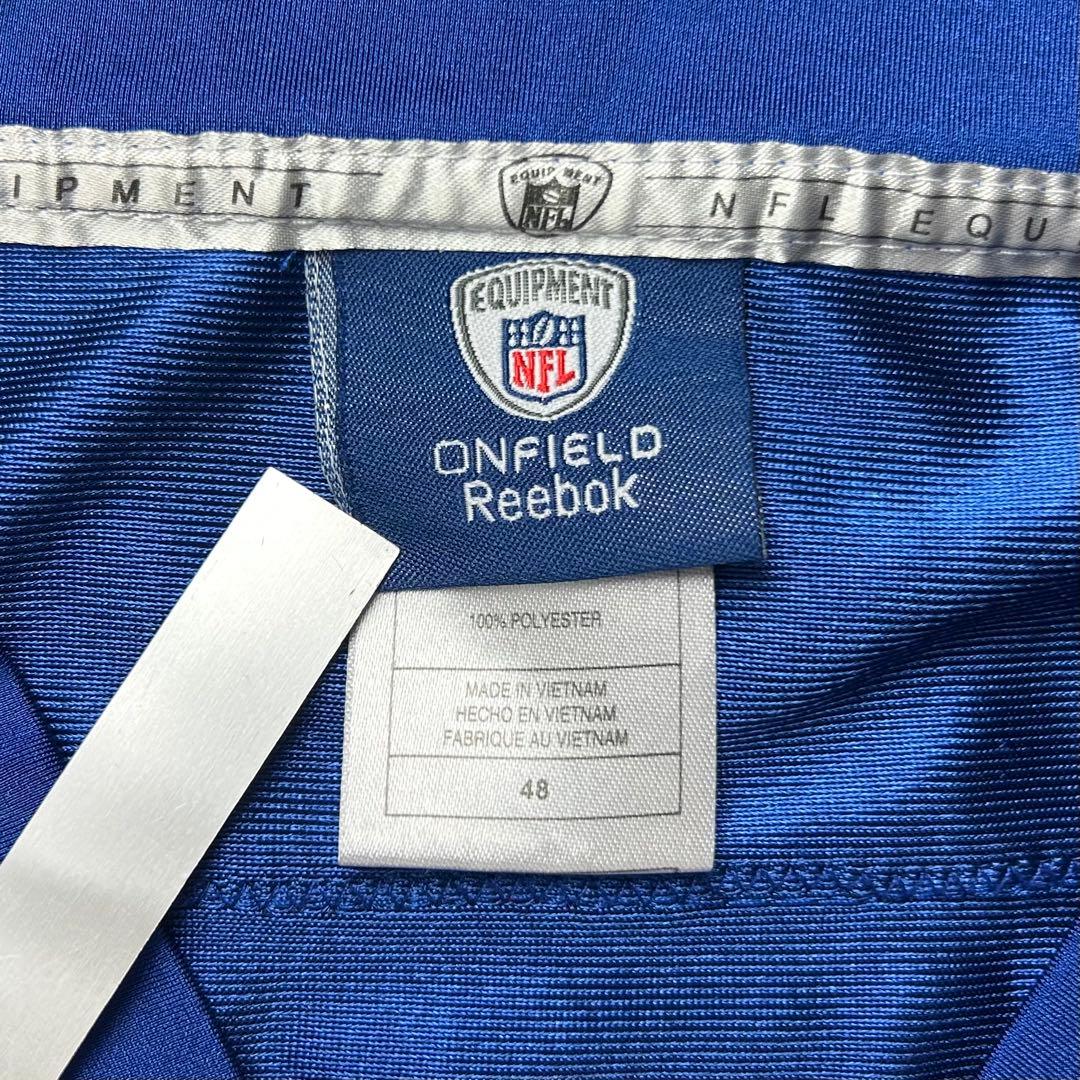 Reebok NFL 全刺繍 ジャイアンツ アメフトゲームシャツ 48 6549