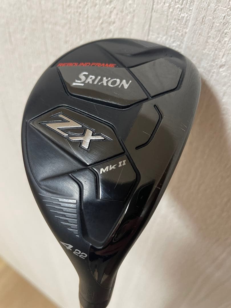 【美品】ダンロップ　スリクソンZX mk2 ハイブリッド　ユーティリティ22度