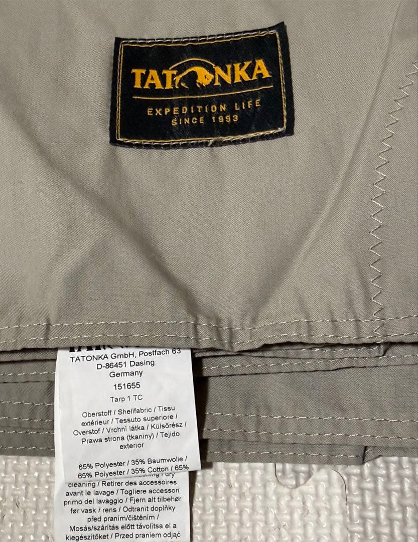 タトンカ Tatonka タープ 1 TC