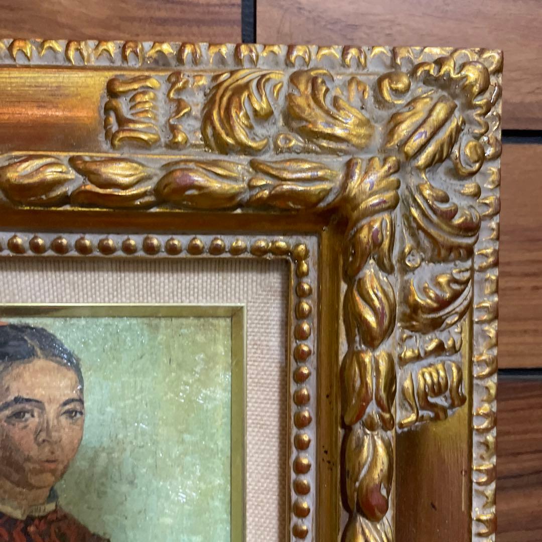 フランボワーズ　ゴッホ・ラ・ムスメ 複製画　世界の名画