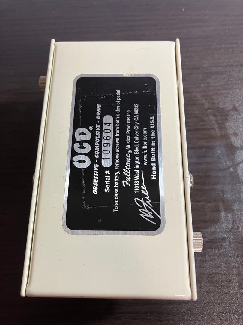 Fulltone OCD ver1.7 オーバードライブ/ディストーション