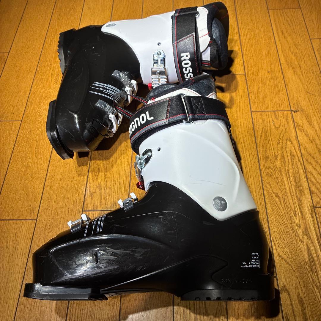 【値下げ】rossignol EVO70 27.0-27.5cm 初中級　訳あり