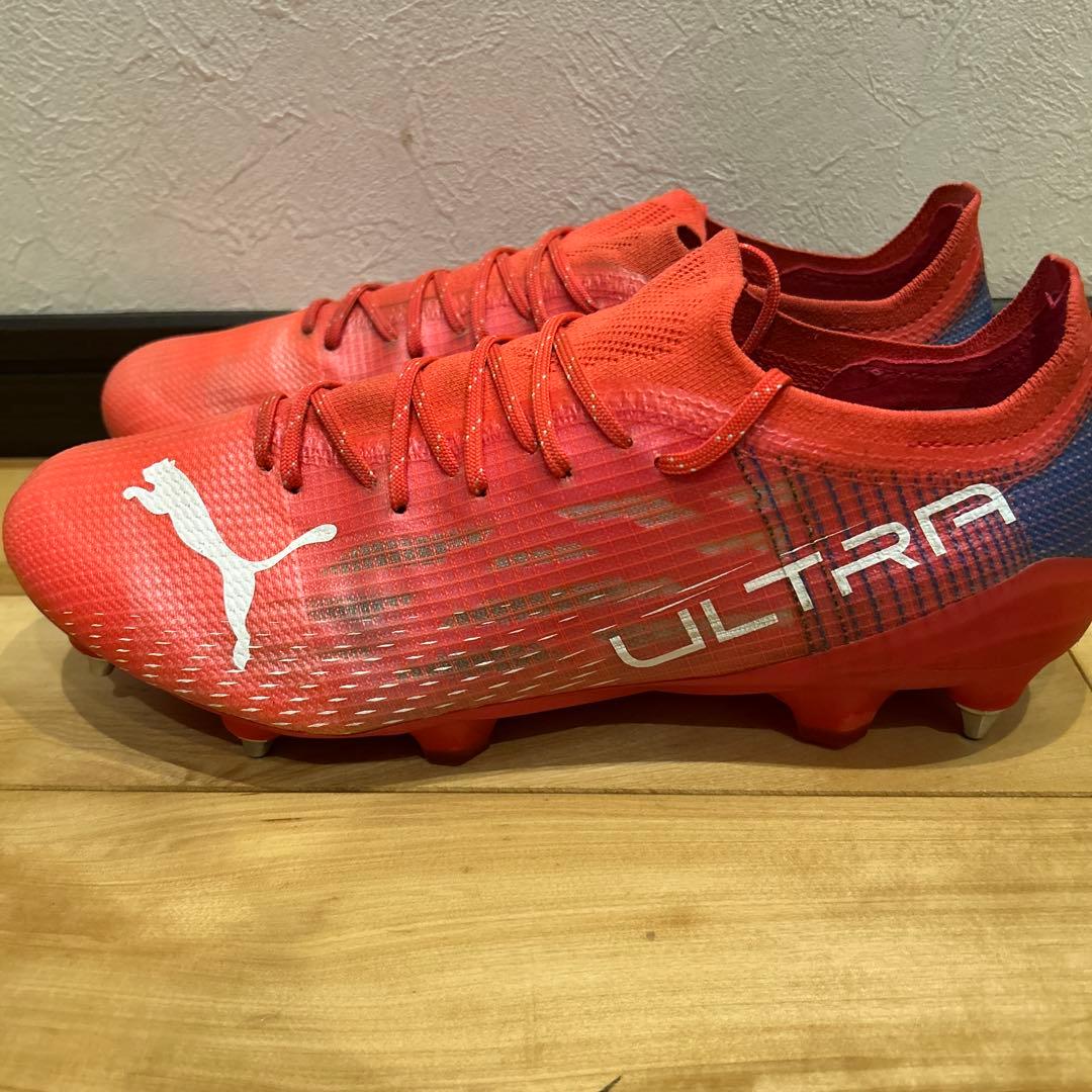 PUMA ULTRA サッカースパイクSG 赤