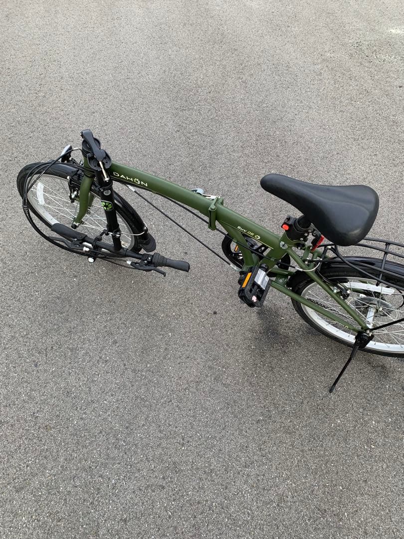 DAHON D6 折りたたみ自転車 2018年製 マットカーキ
