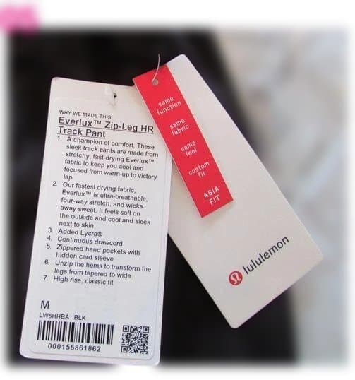 lululemon ハイライズジップレッグトラックパンツM(JPL 　No.05