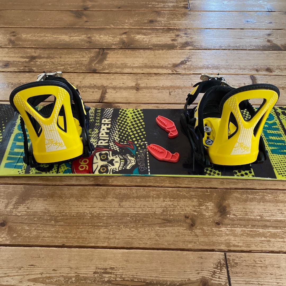NITRO RIPPER スノーボード 96cm ビンディング セット キッズ