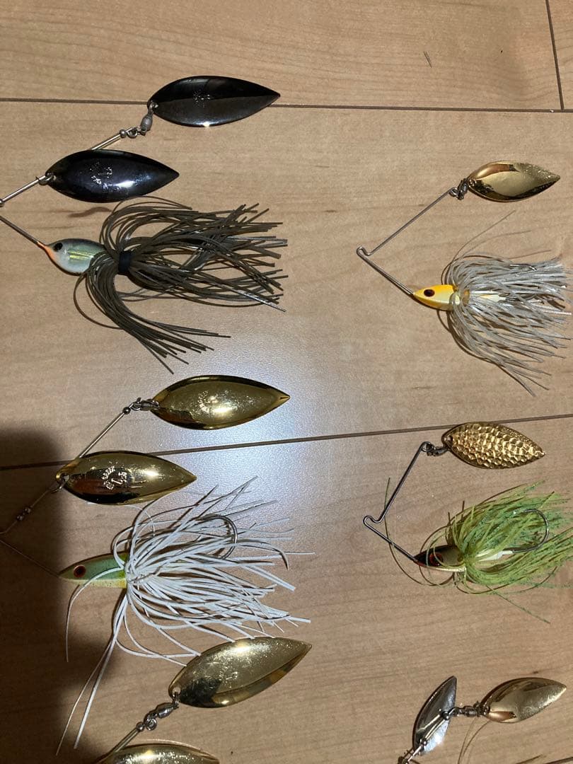 《お買い得大量セット》 スピナーベイト 21個　ジャッカル エバーグリーン