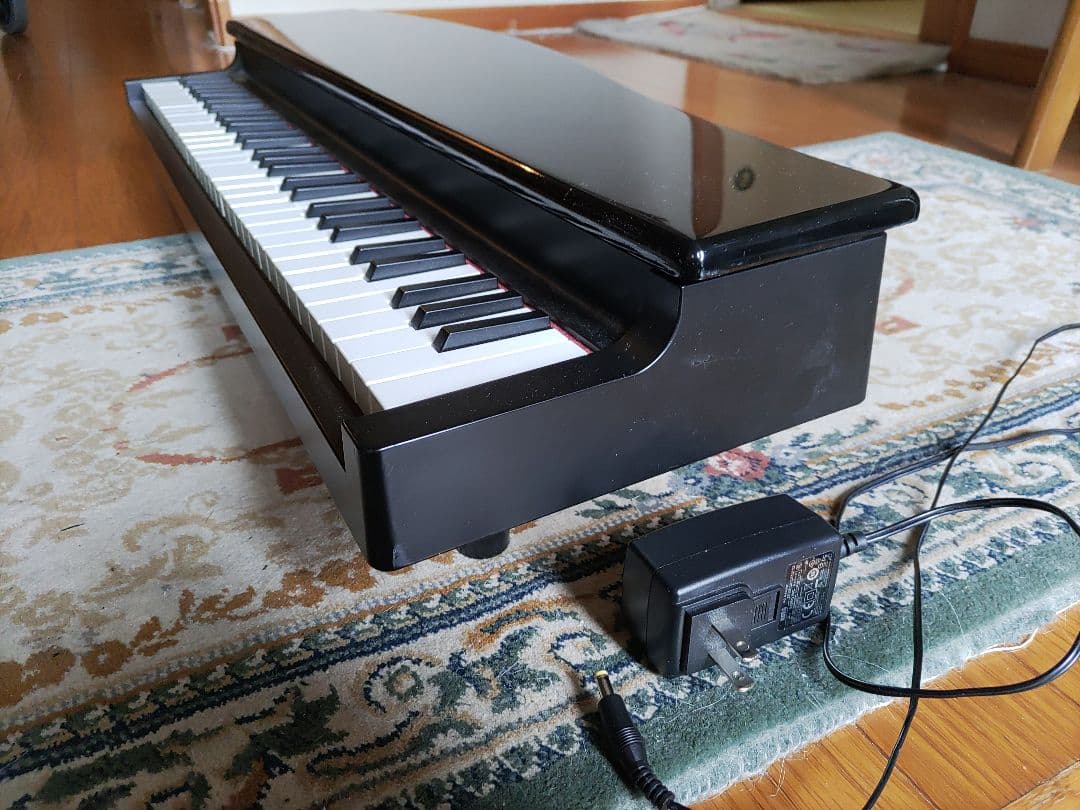 61鍵 黒 電子ピアノ KORG microPIANO アダプタ付き