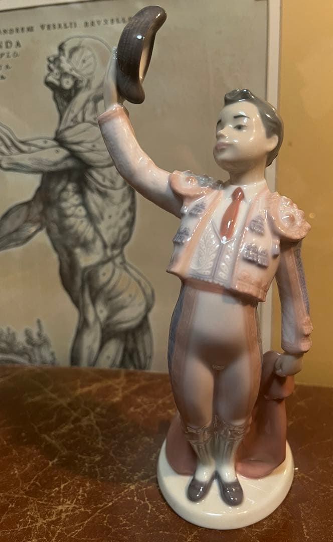 希少品　リヤドロ　LLADRO 磁器人形 小さなマタドール