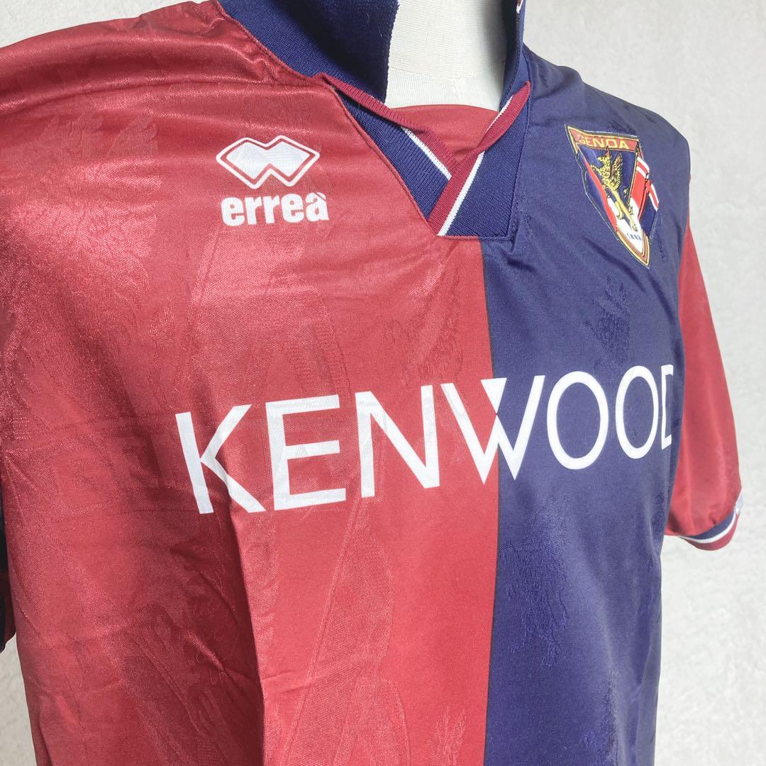 希少 未使用 ジェノア94/95 三浦知良 errea XL ホームユニフォーム