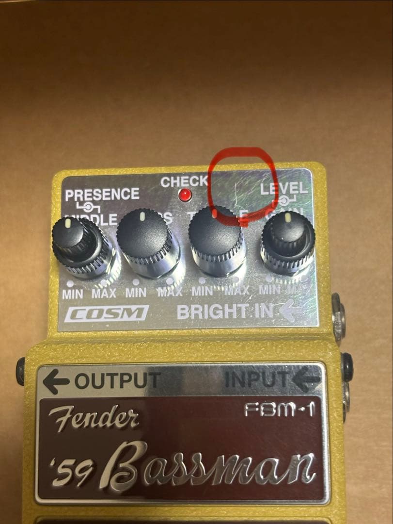 【美品　箱、説明書付き】BOSS FBM-1 Bassman