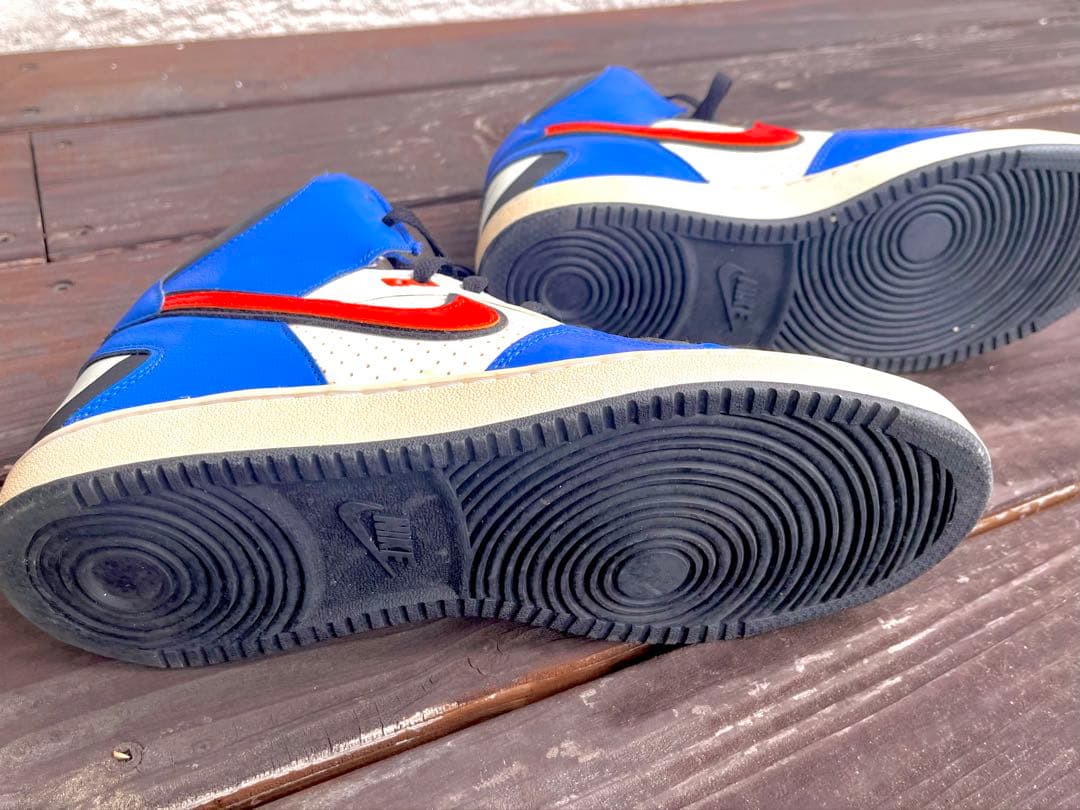 NIKE サン オブ フォース MID ブルー オレンジ ホワイト　26.5cm