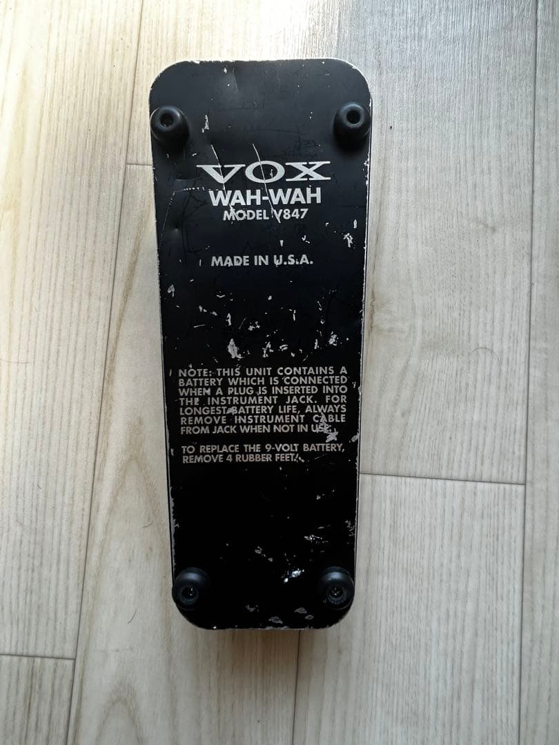 Vox Wah-Wah V847 ギターエフェクター