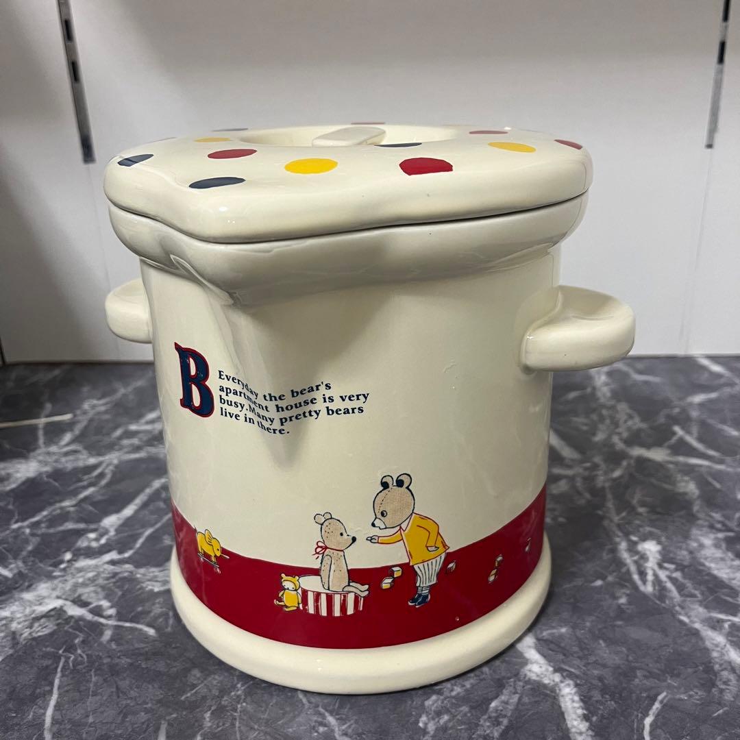 シンジ　カトウ　保存容器 陶器製 おまけ付き