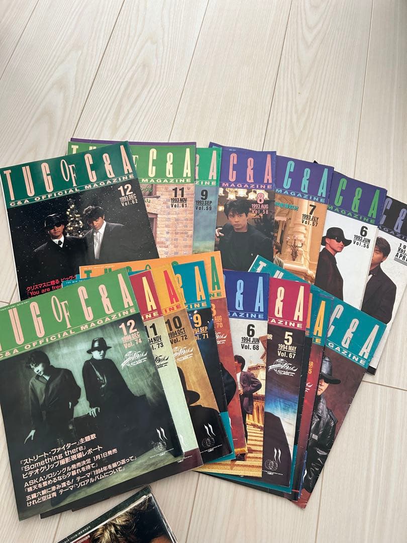 TUG of C&A 会報　CHAGEandASKA 1993年1月から最終