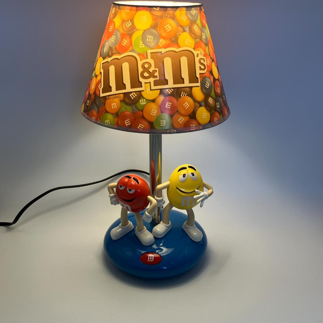 ビンテージ　訳あり　エムアンドエムズ　M&M's　テーブルランプ　ディスクライト