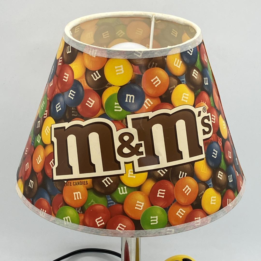 ビンテージ　訳あり　エムアンドエムズ　M&M's　テーブルランプ　ディスクライト