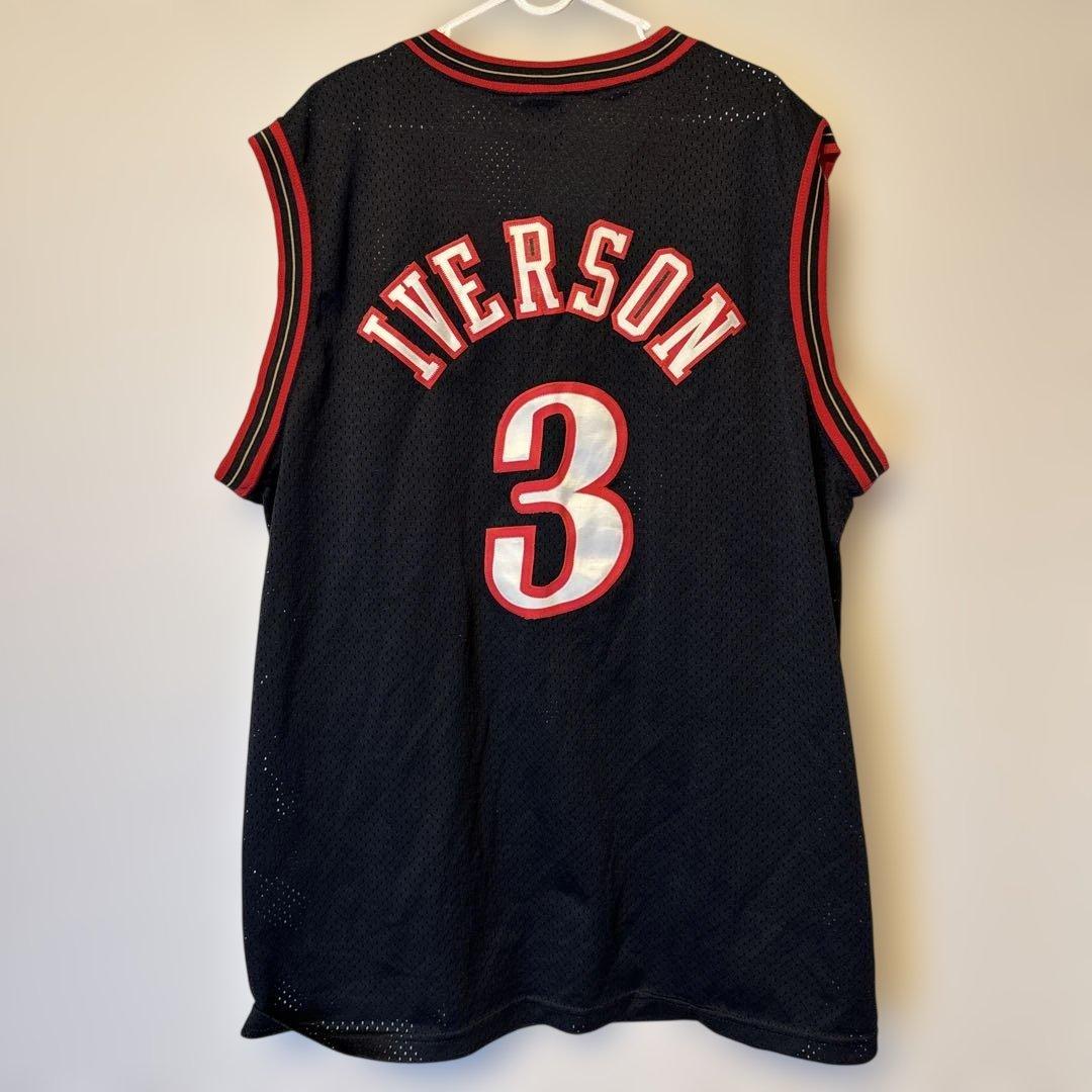 Nike Sixers Iverson ジャージユニフォーム XL ブラック