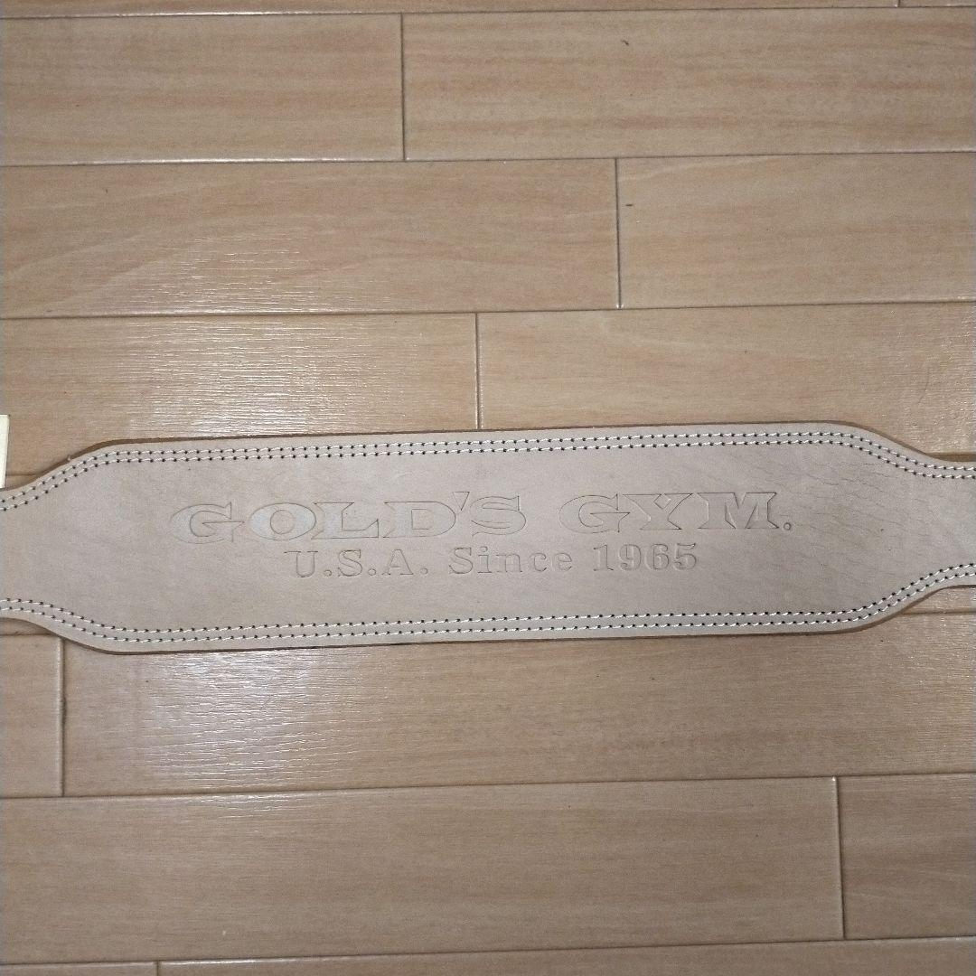 ゴールドジム EXレザーベルト トレーニングベルト XLサイズ