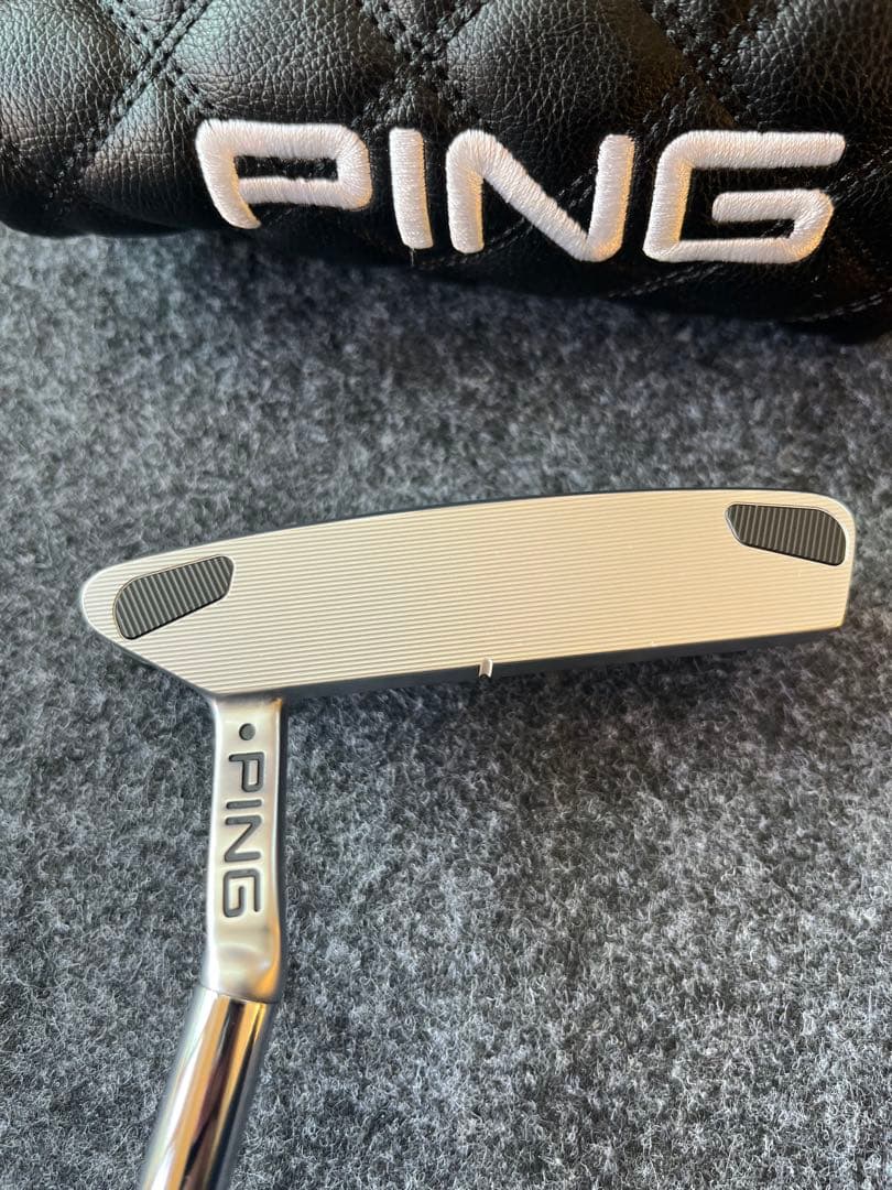 美品！PING KUSHIN 4 パター ヘッドカバー付き