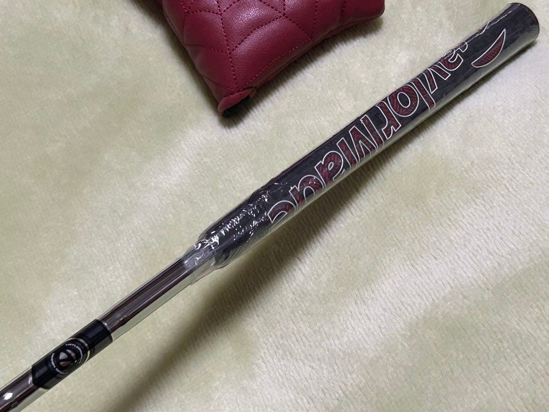 新品 スパイダー レッド パター ダブルベンド 33インチ カバー付き