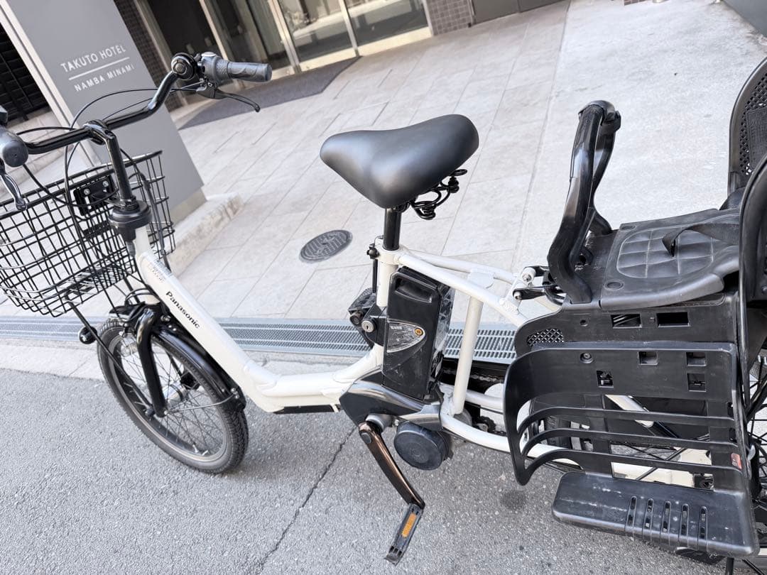 大阪府　子供　Panasonic 電動アシスト自転車 チャイルドシート付き