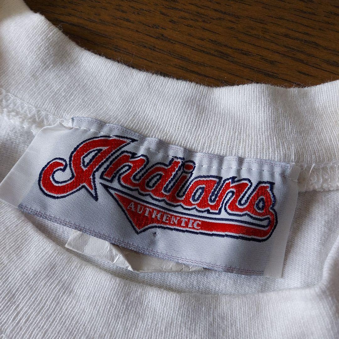 インディアンズ 刺繍Tシャツ ホワイト