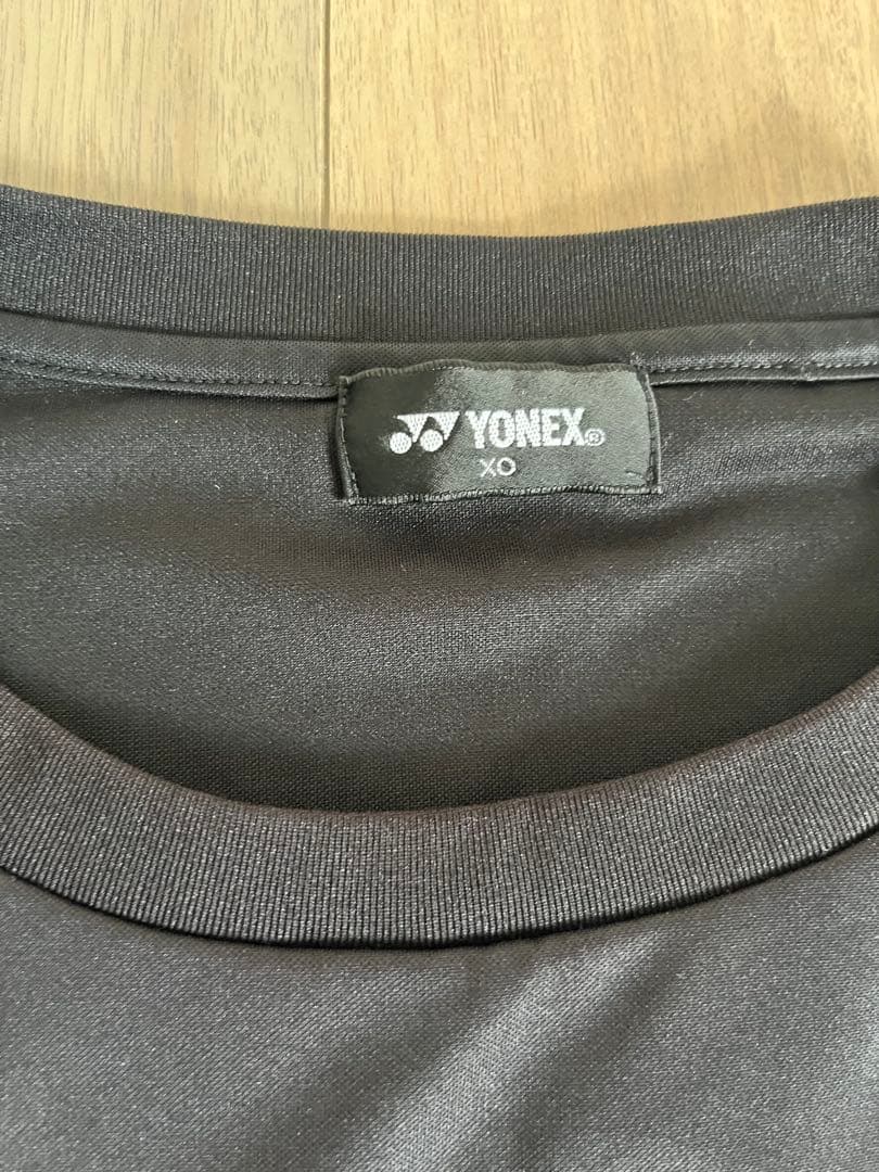 YONEX 長袖シャツ XO 黒　アビスパ福岡練習着