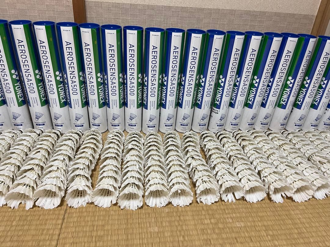 【値下げしました！】バドミントン中古シャトル360個